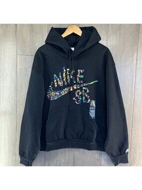 Nike SB Adult Sugar High Pullover Skate Hoodie Black Size Large HJ2896-010